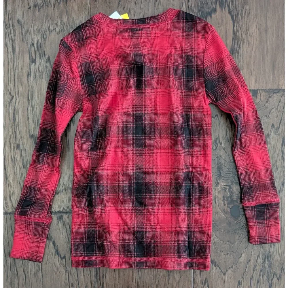 Gap Black and Red Plaid Cotton Pajamas NEW!
